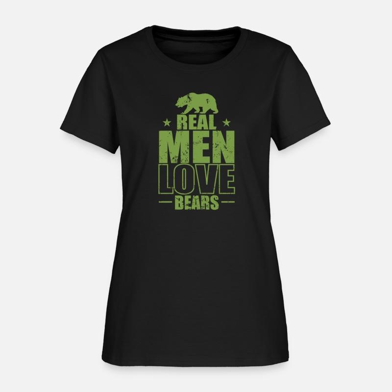 Real Men Love Bears Forest Animal
