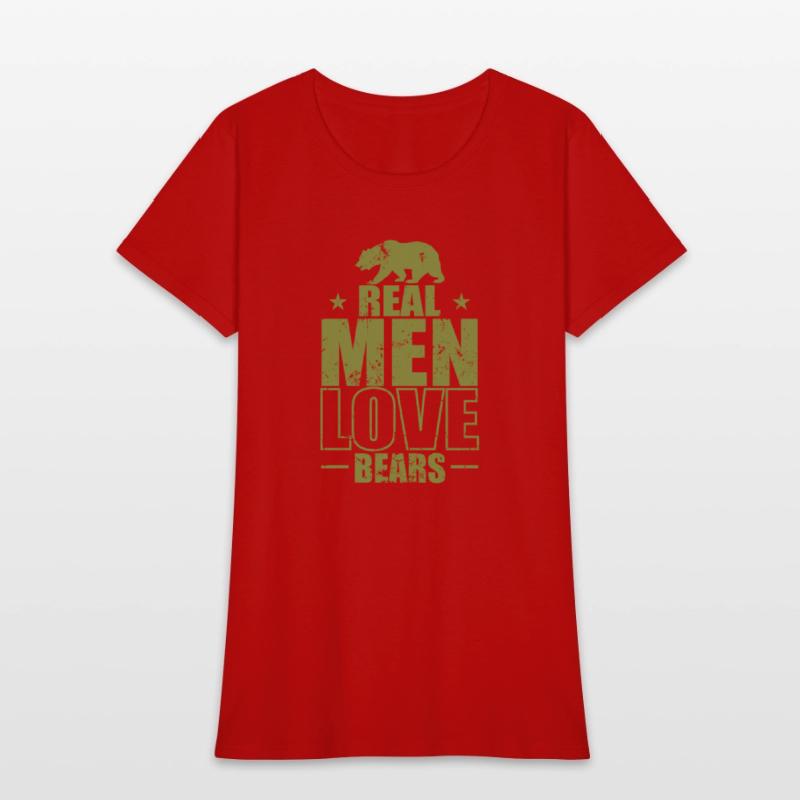 Real Men Love Bears Forest Animal