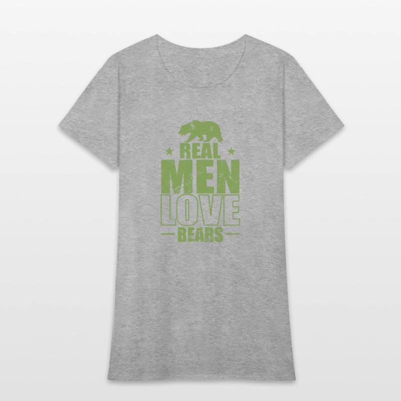 Real Men Love Bears Forest Animal