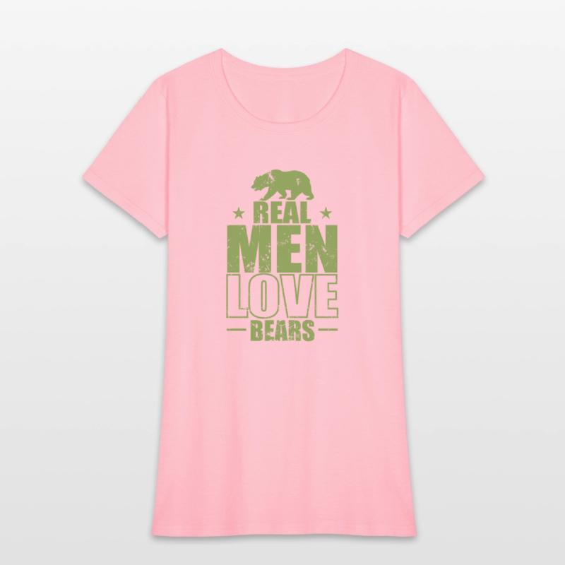Real Men Love Bears Forest Animal