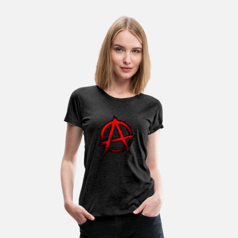 Red Anarchy Symbol - Rebel Freedom Statement