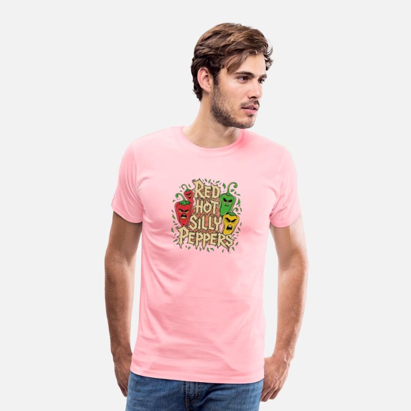 Red Hot Silly Peppers Funny Graphic Tee