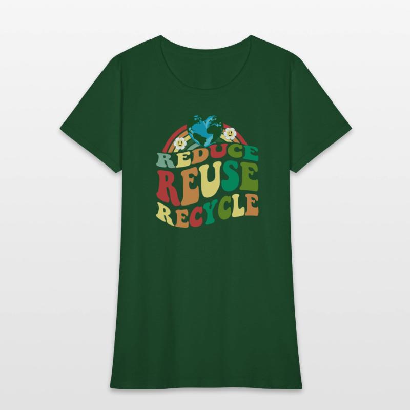 Reduce Reuse Recycle for Earth - World Earth Day