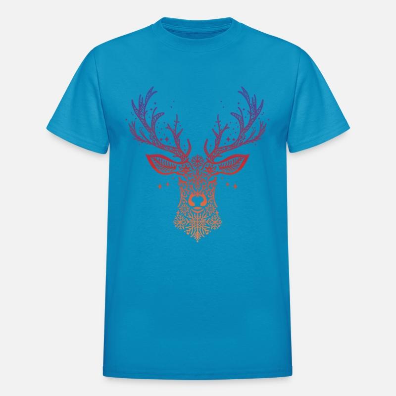 Reindeer with snowflakes