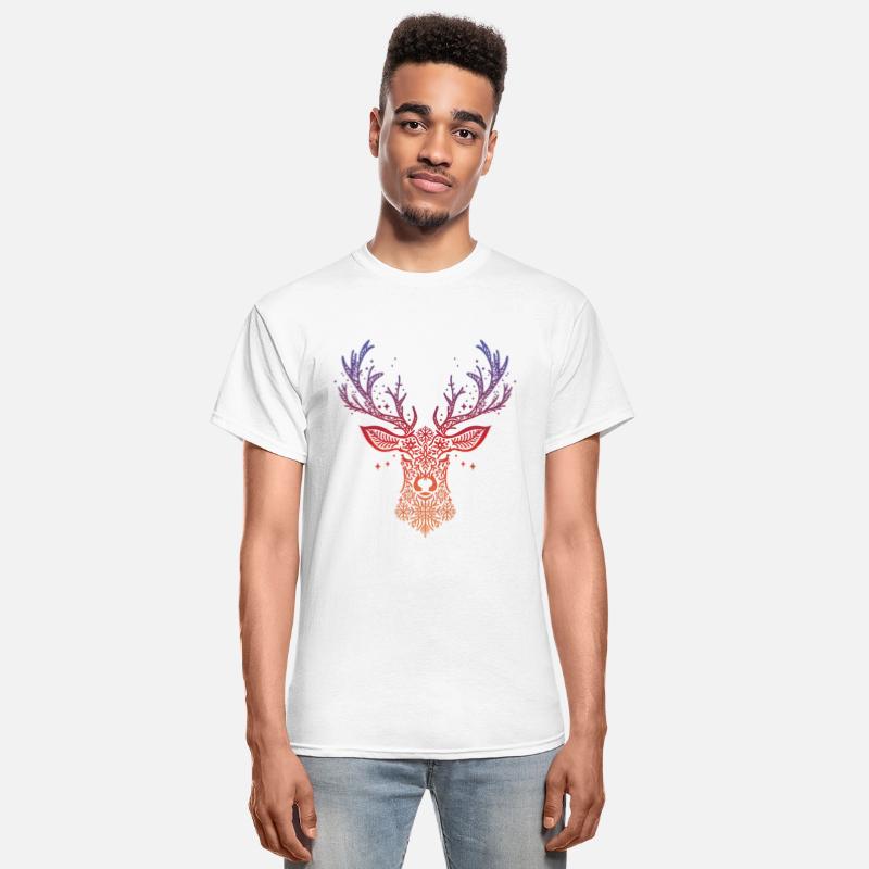 Reindeer with snowflakes