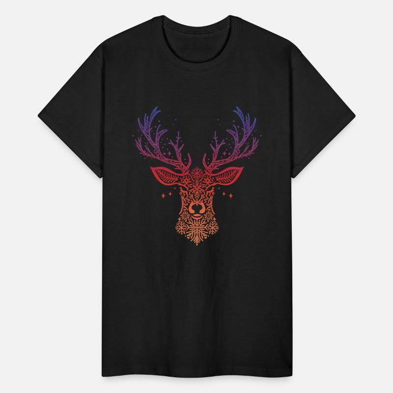 Reindeer with snowflakes