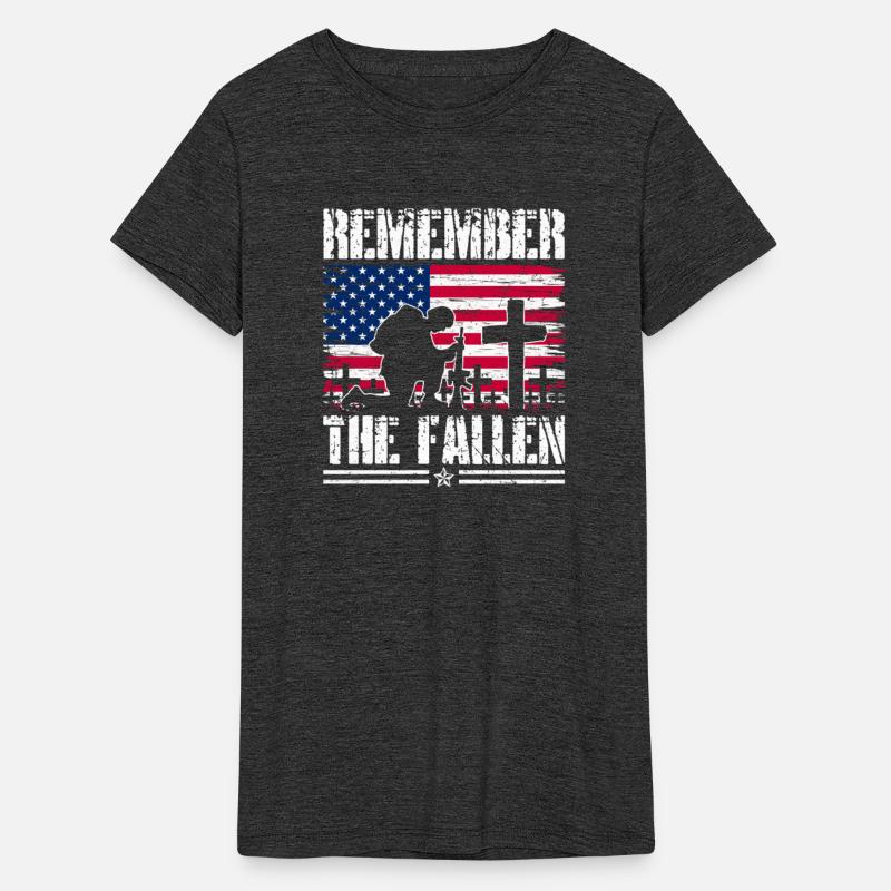 Remember the Fallen Patriotic Memorial Day T-Shirt