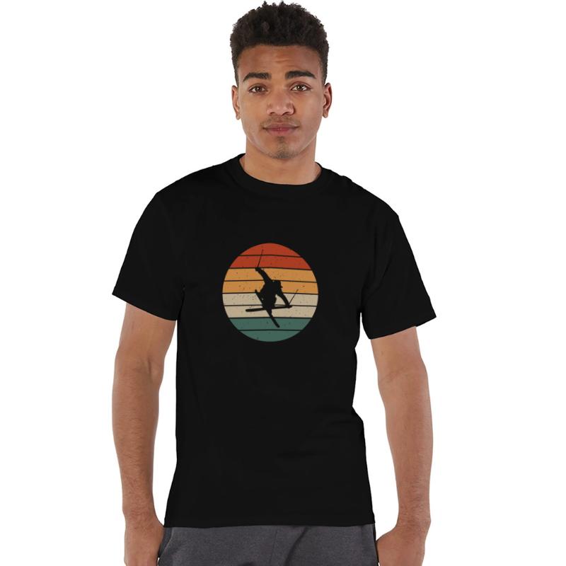 Retro Freestyle Skiing Design