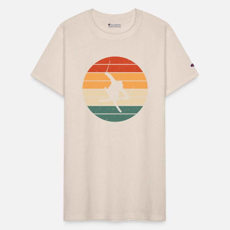 Retro Freestyle Skiing Design