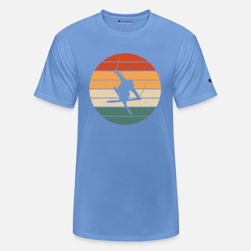 Retro Freestyle Skiing Design