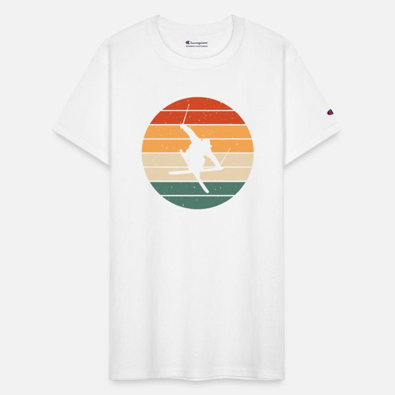 Retro Freestyle Skiing Design