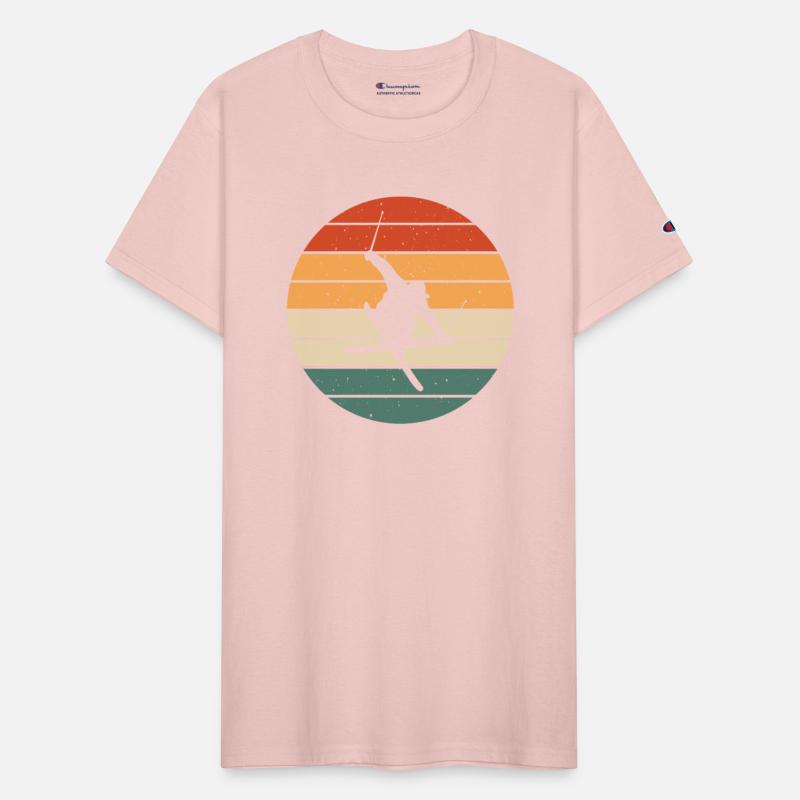 Retro Freestyle Skiing Design