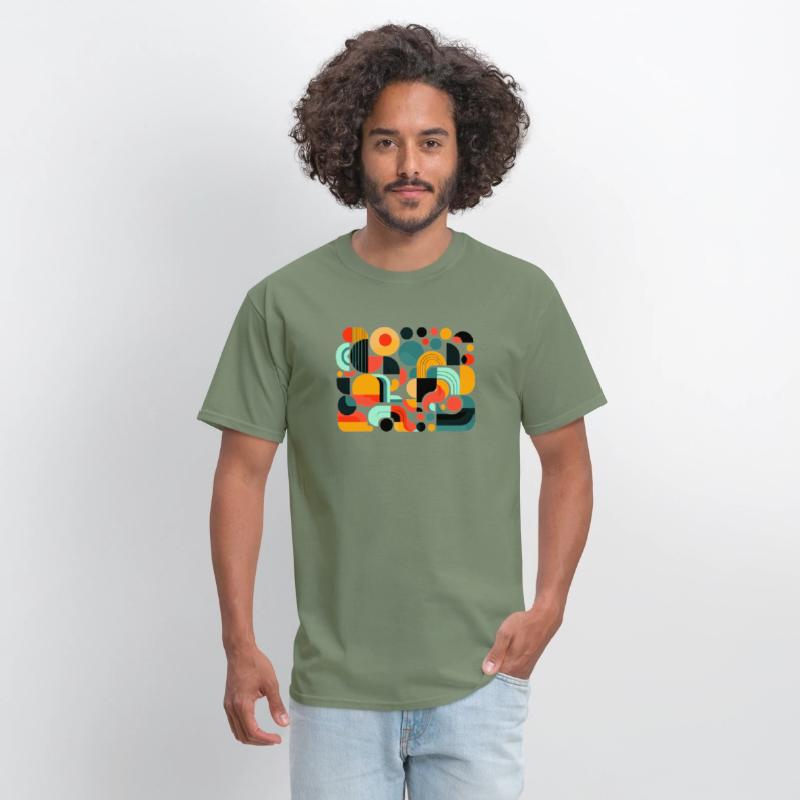 Retro Geometric Abstract pattern