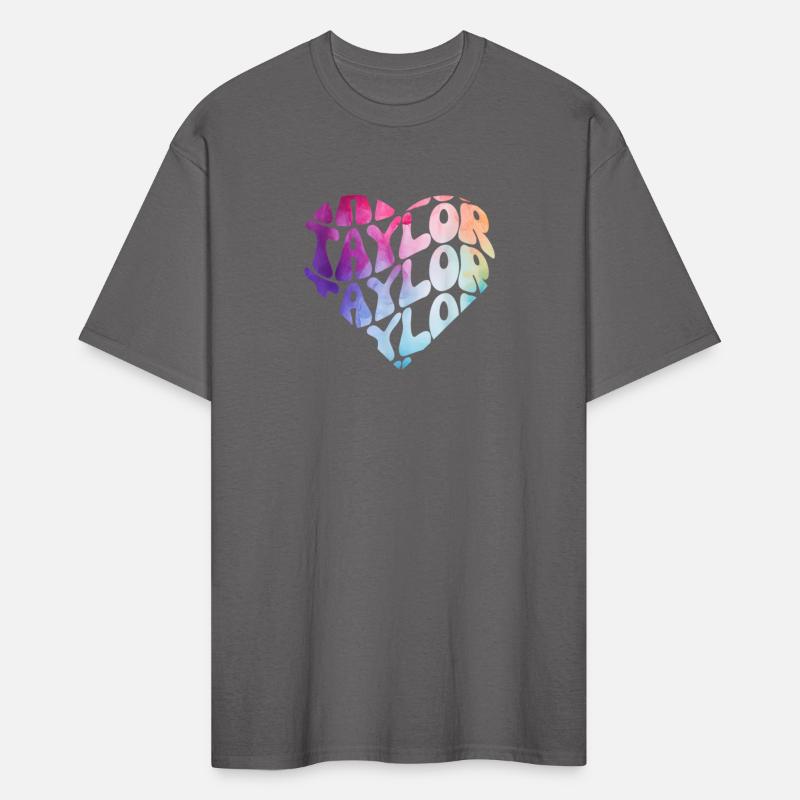Retro I Love Heart Taylor Groovy Personalized Firs