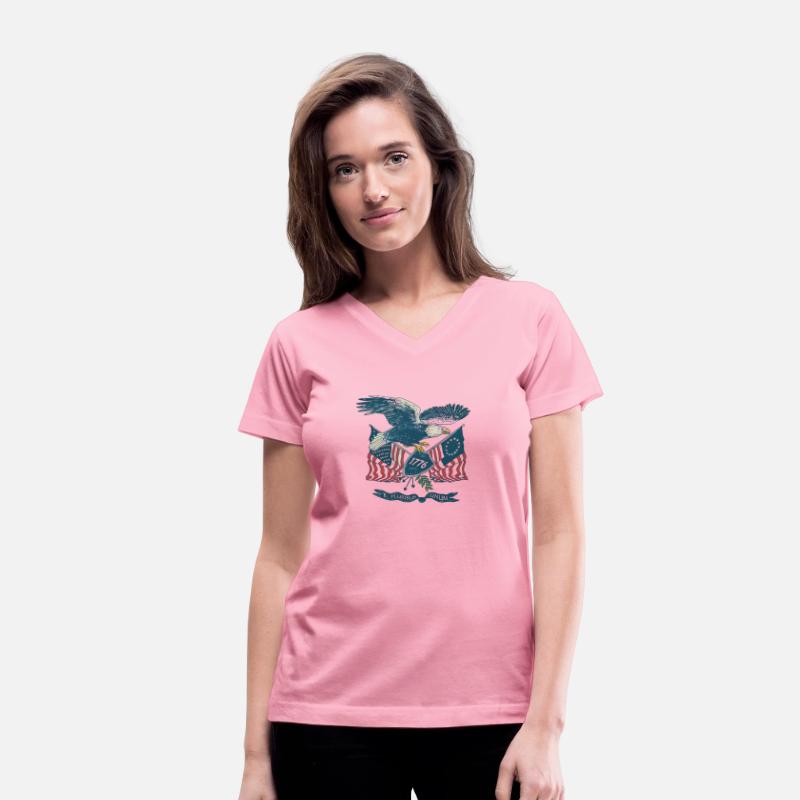 retro patriotic eagle