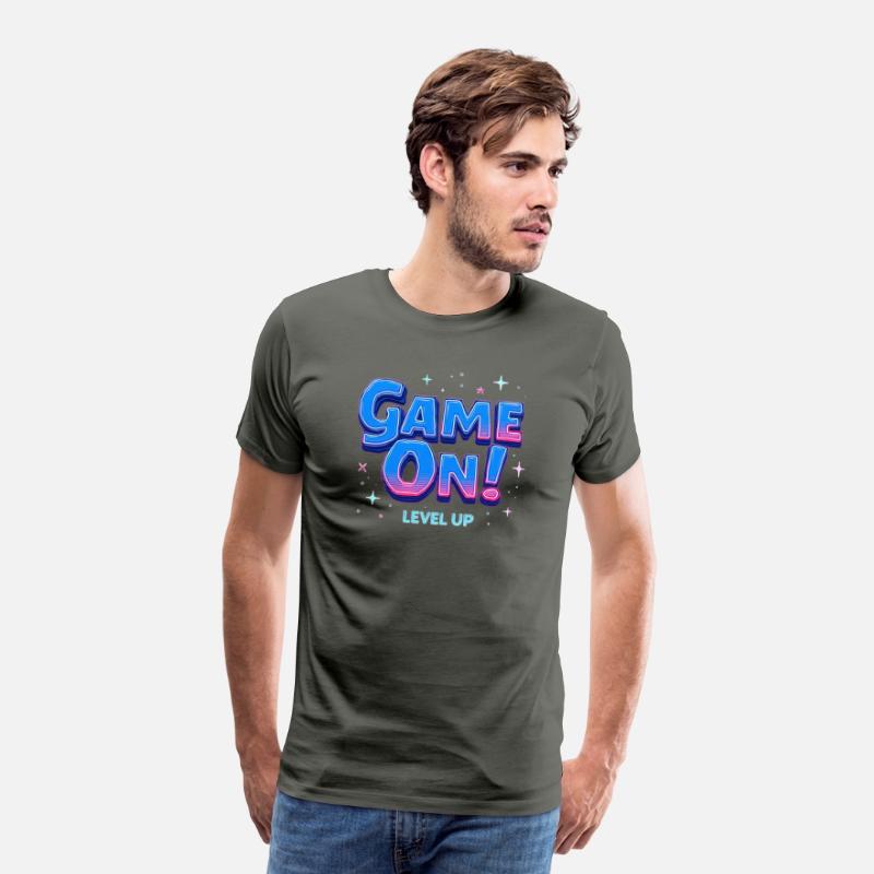 Retro Style Game On Level Up