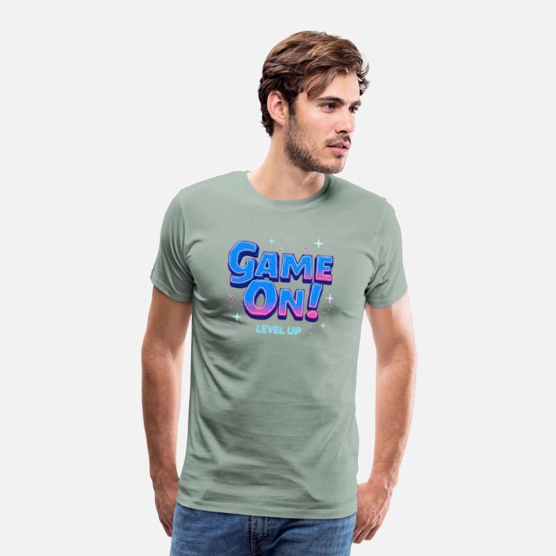 Retro Style Game On Level Up