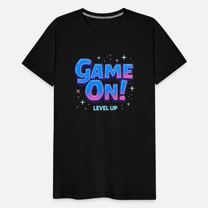 Retro Style Game On Level Up