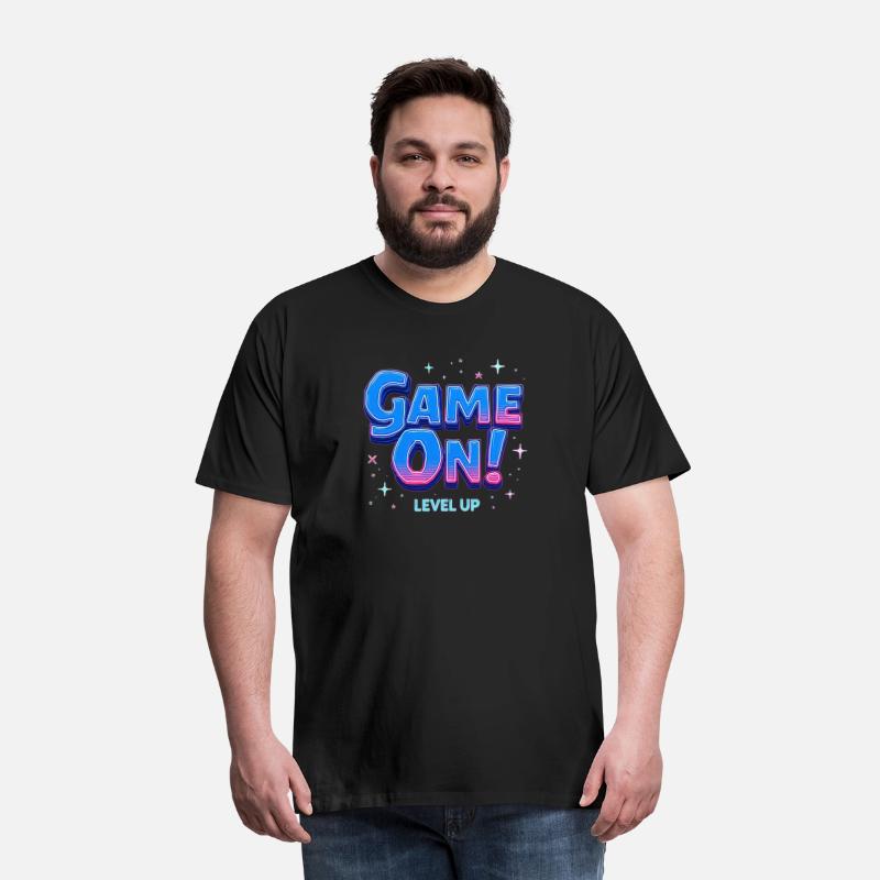 Retro Style Game On Level Up