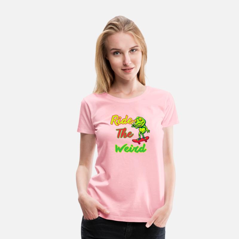 Ride the Weird, Frog, Funny, Tshirt Design ,