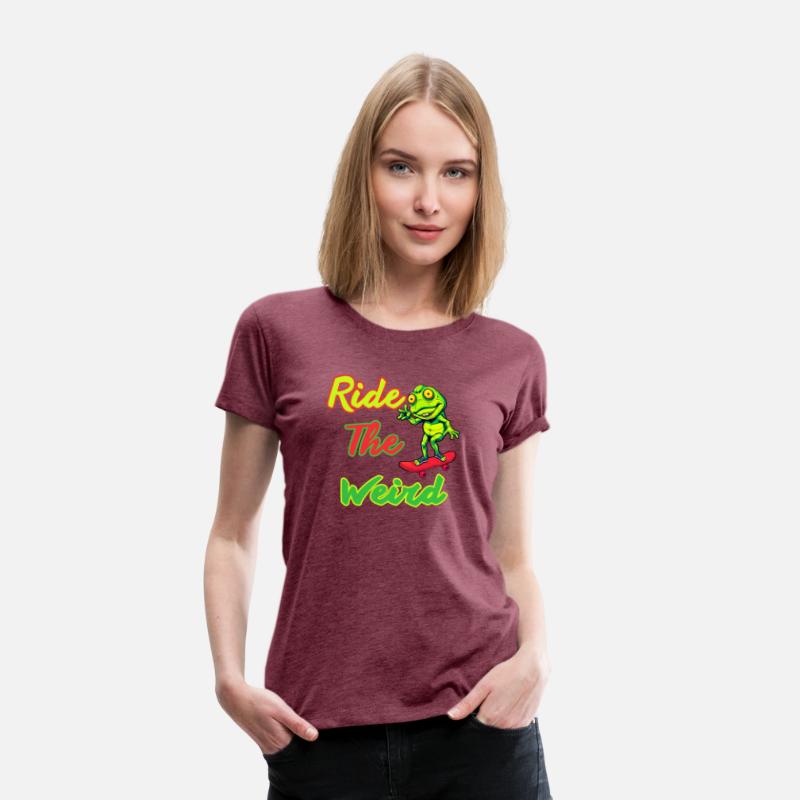 Ride the Weird, Frog, Funny, Tshirt Design ,