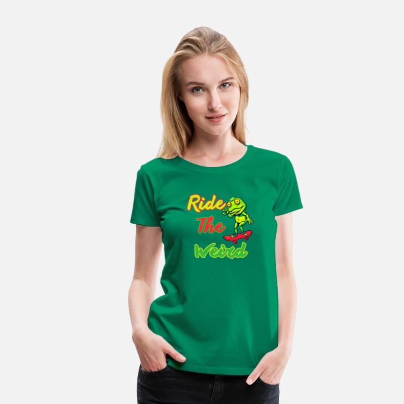 Ride the Weird, Frog, Funny, Tshirt Design ,