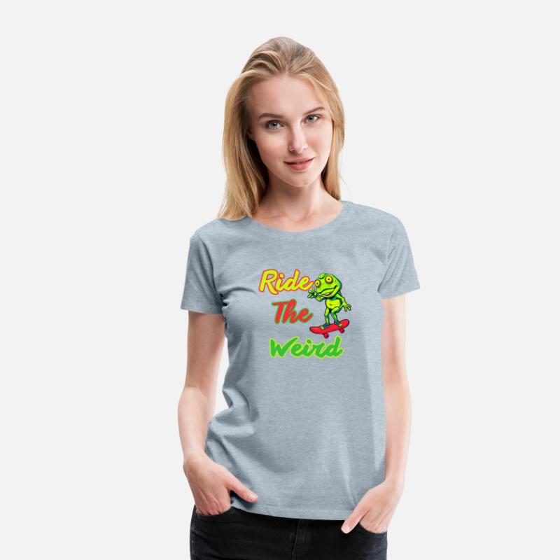 Ride the Weird, Frog, Funny, Tshirt Design ,