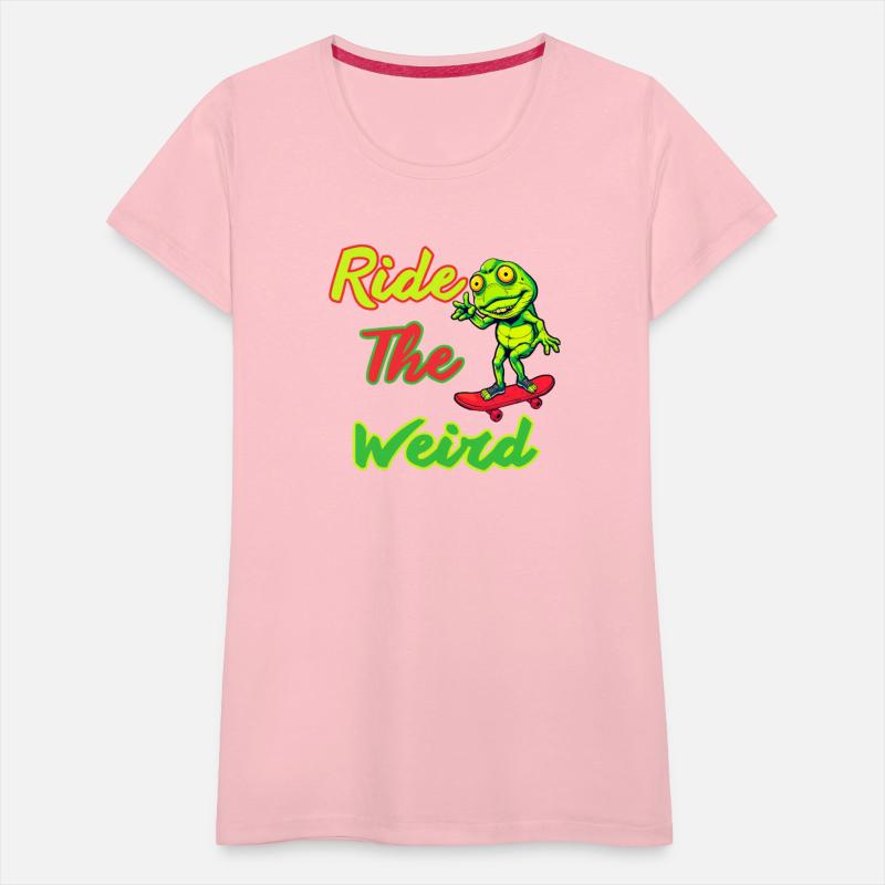 Ride the Weird, Frog, Funny, Tshirt Design ,