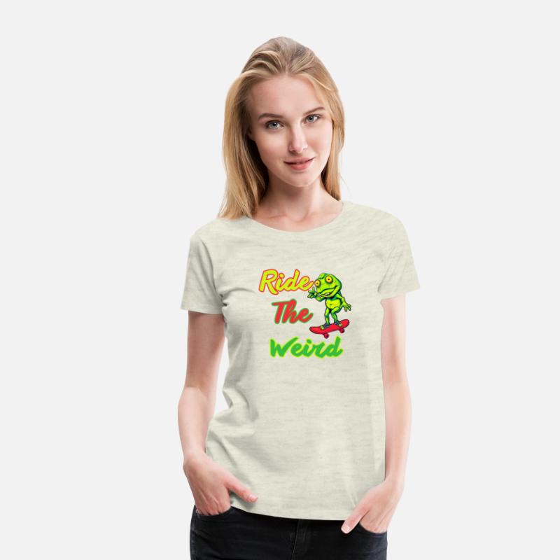 Ride the Weird, Frog, Funny, Tshirt Design ,