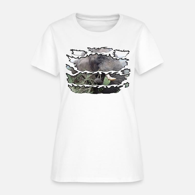 Ripped Wildlife Elephant Bull