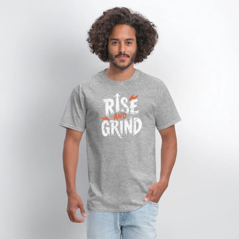 Rise and Grind - Bold Motivational Typography