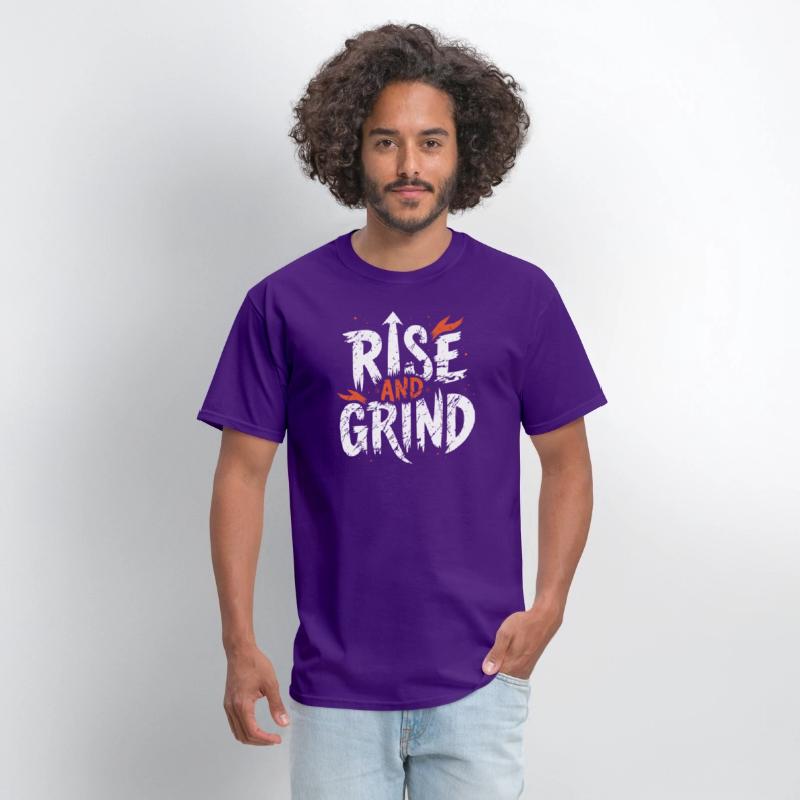 Rise and Grind - Bold Motivational Typography