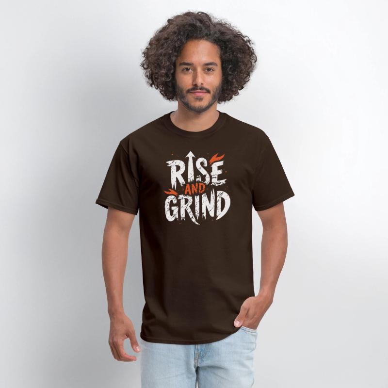 Rise and Grind - Bold Motivational Typography
