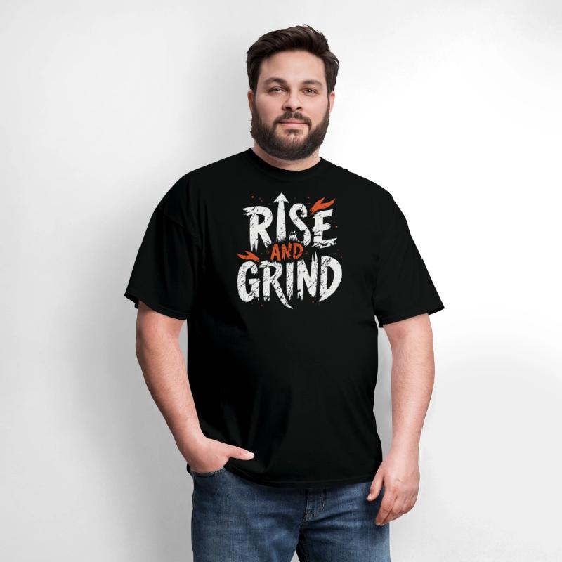 Rise and Grind - Bold Motivational Typography