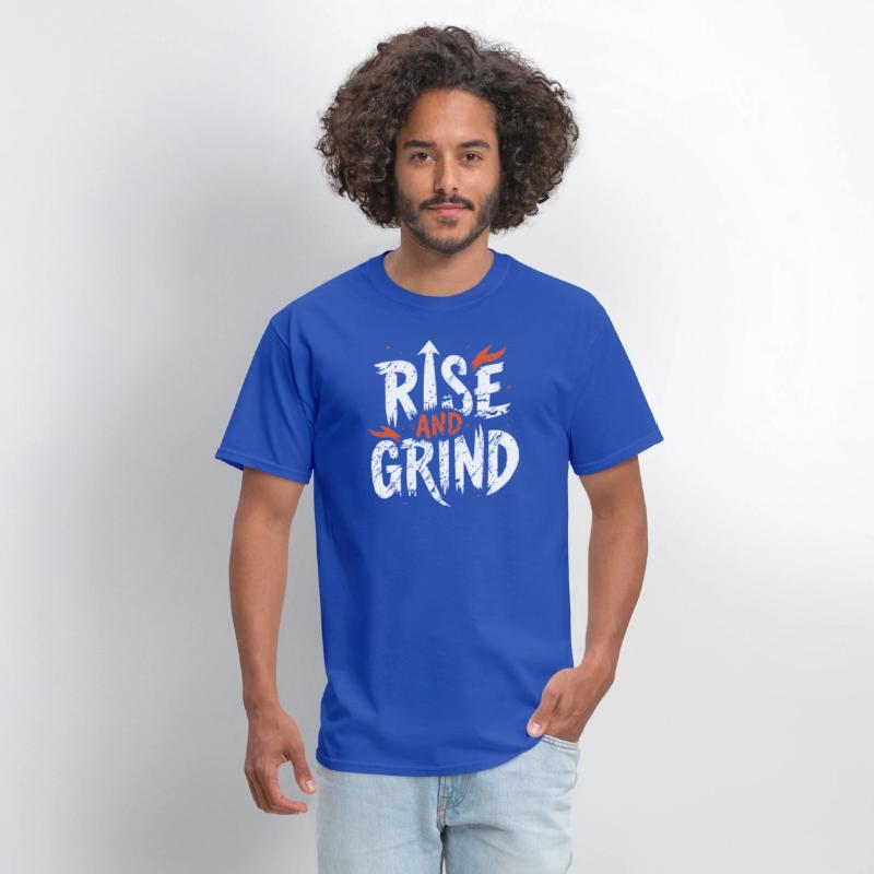 Rise and Grind - Bold Motivational Typography