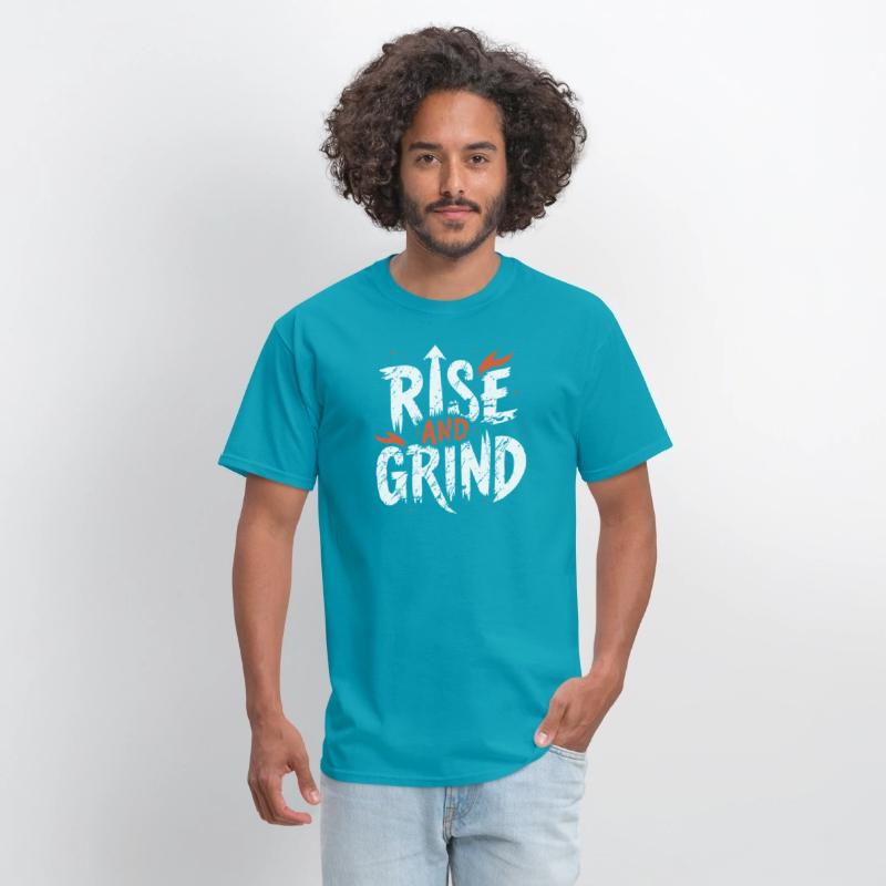Rise and Grind - Bold Motivational Typography