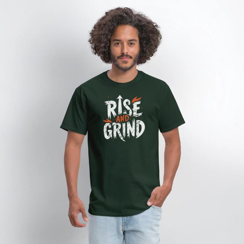 Rise and Grind - Bold Motivational Typography