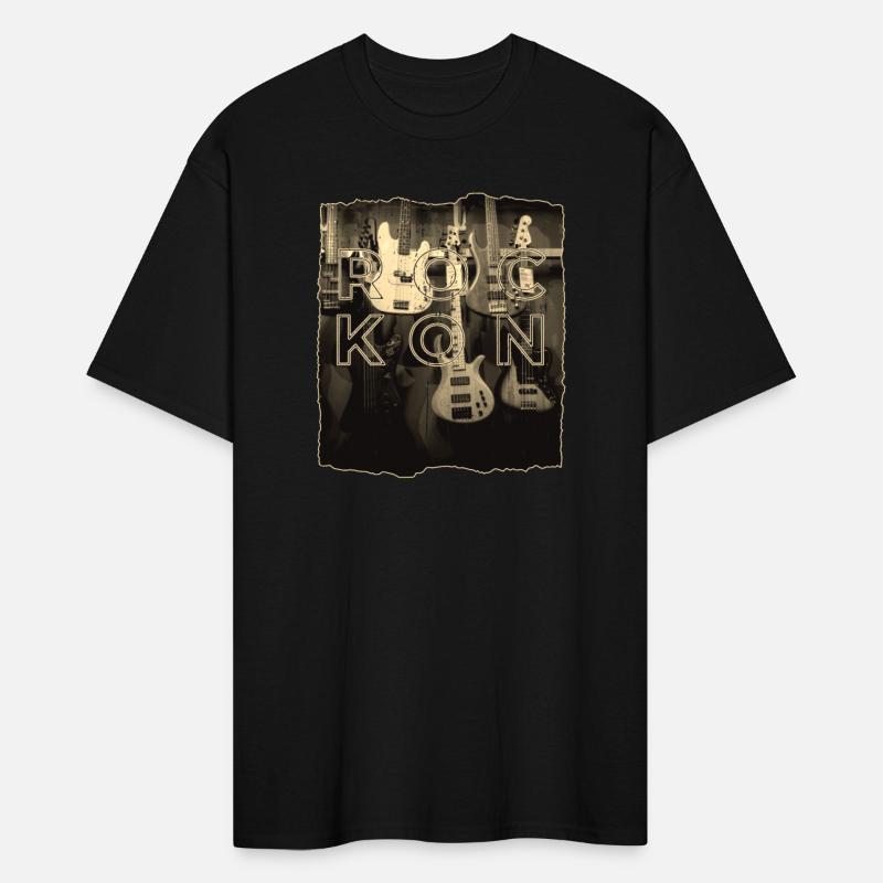 Rock On Bass Guitar Antique Music Store Design