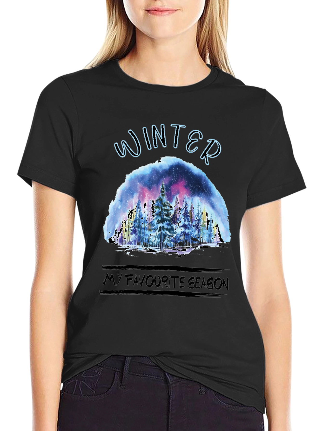 Winter Forest T-Shirt - My Favorite Season
