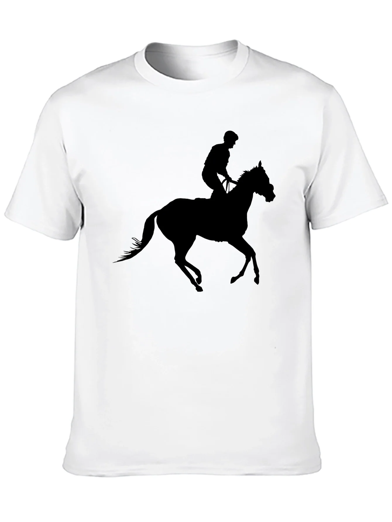 Black Horse & Rider Graphic Tee