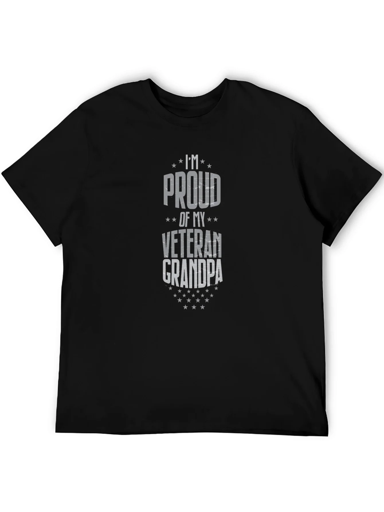 Proud Veteran Grandpa Graphic T-Shirt