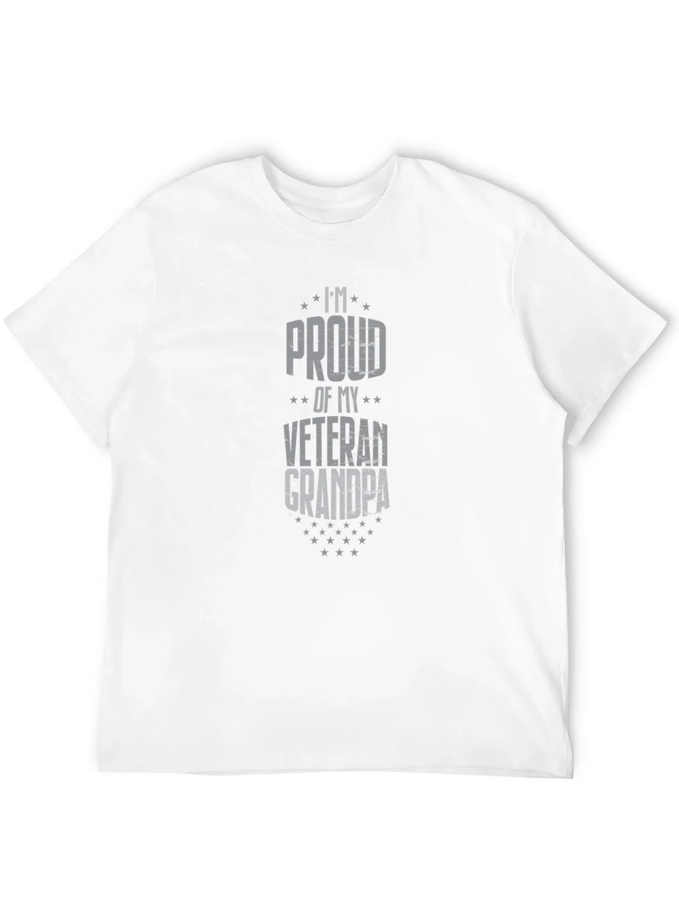 Proud Veteran Grandpa Graphic T-Shirt