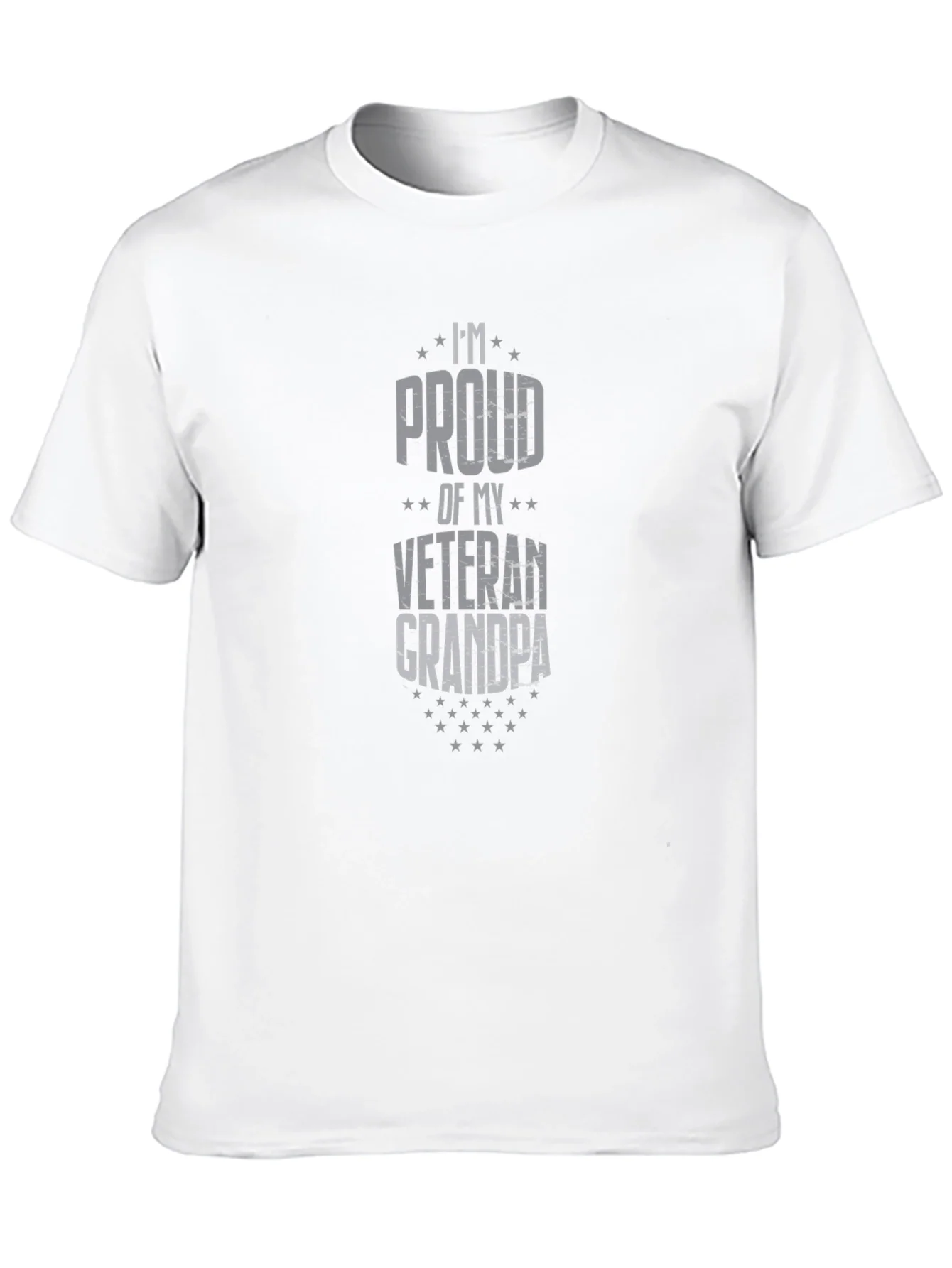 Proud Veteran Grandpa Graphic T-Shirt