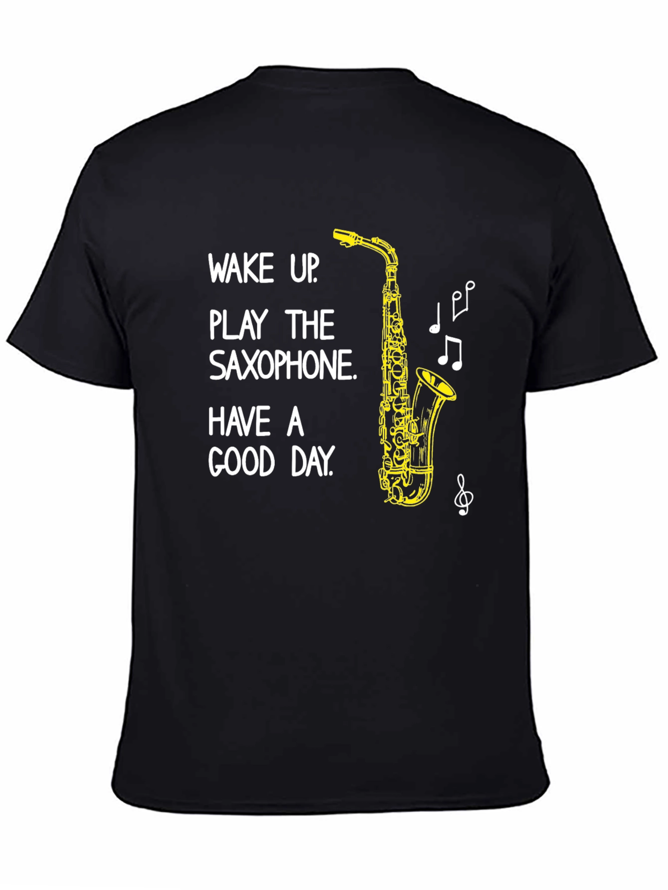 Wake Up & Play Saxophone Graphic Tee