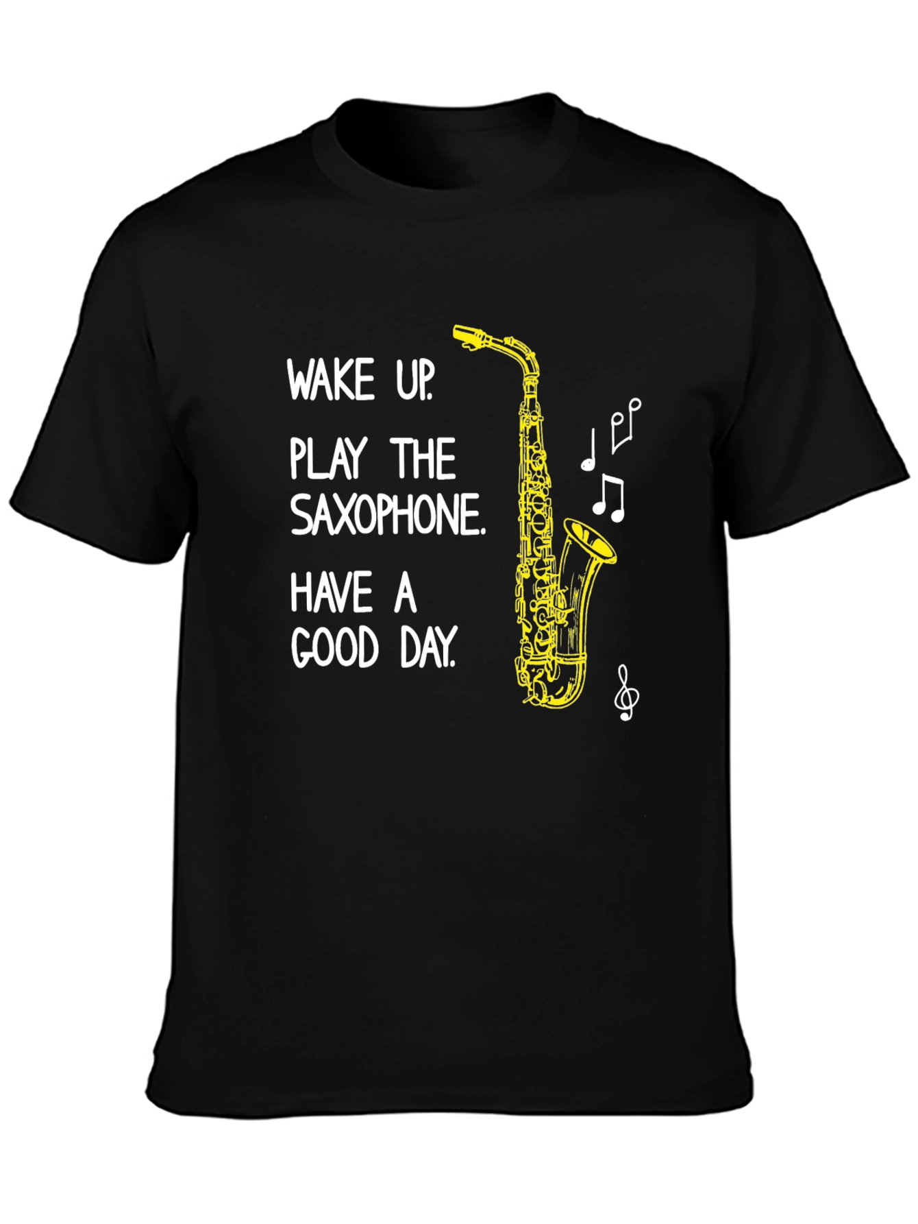 Wake Up & Play Saxophone Graphic Tee