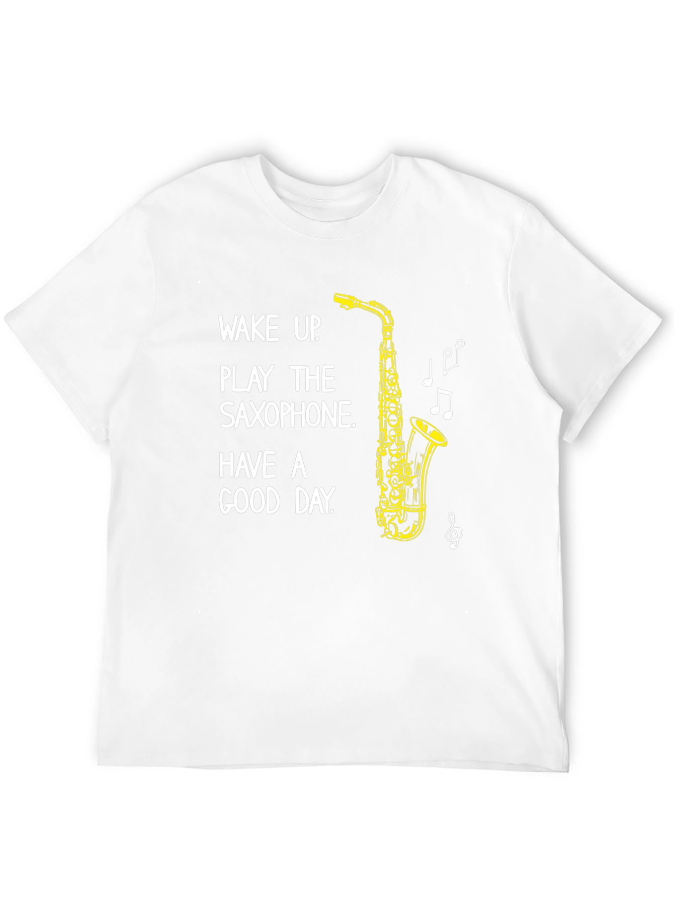 Wake Up & Play Saxophone Graphic Tee