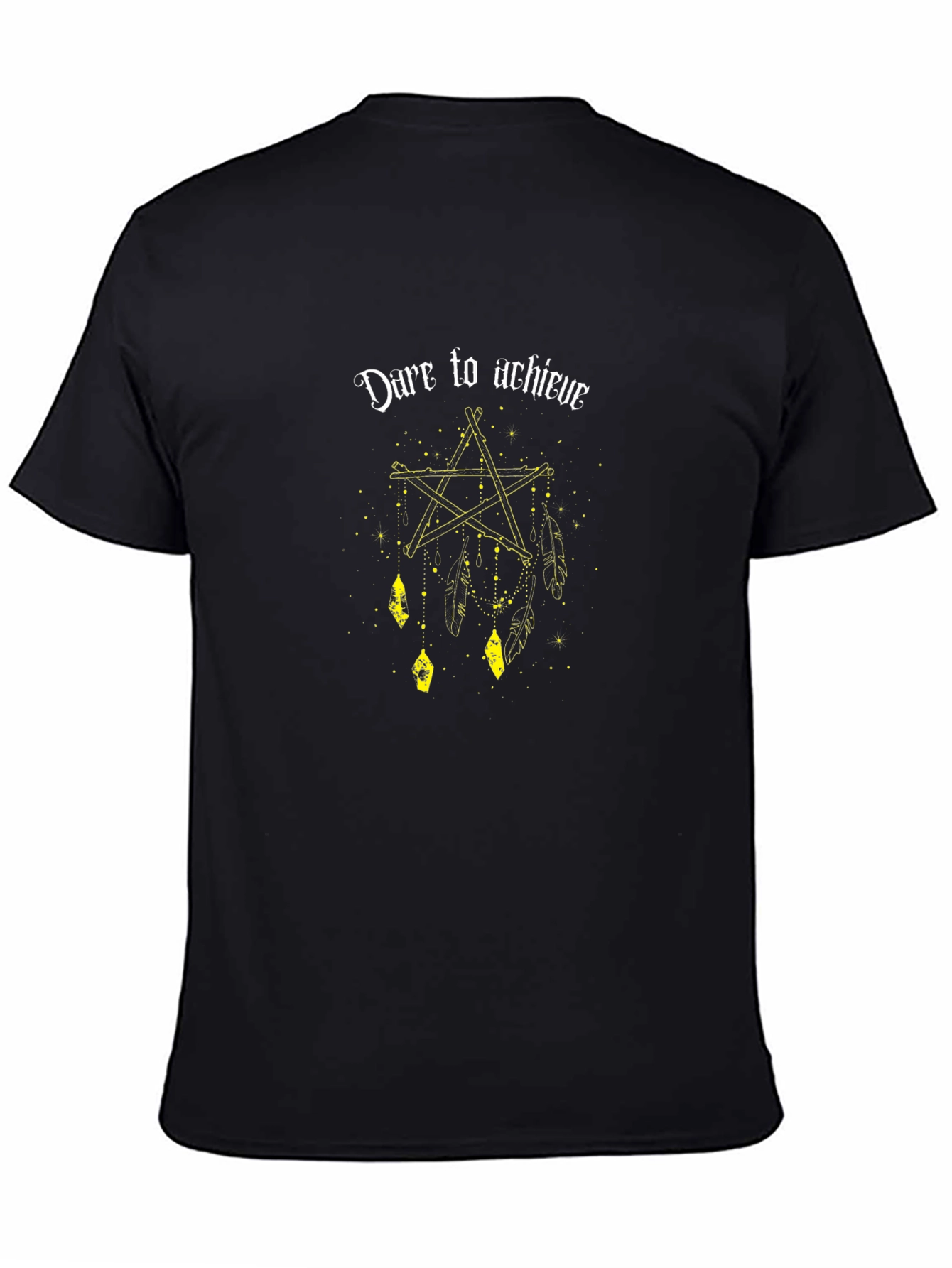 Dare to Achieve Graphic Tee - Black