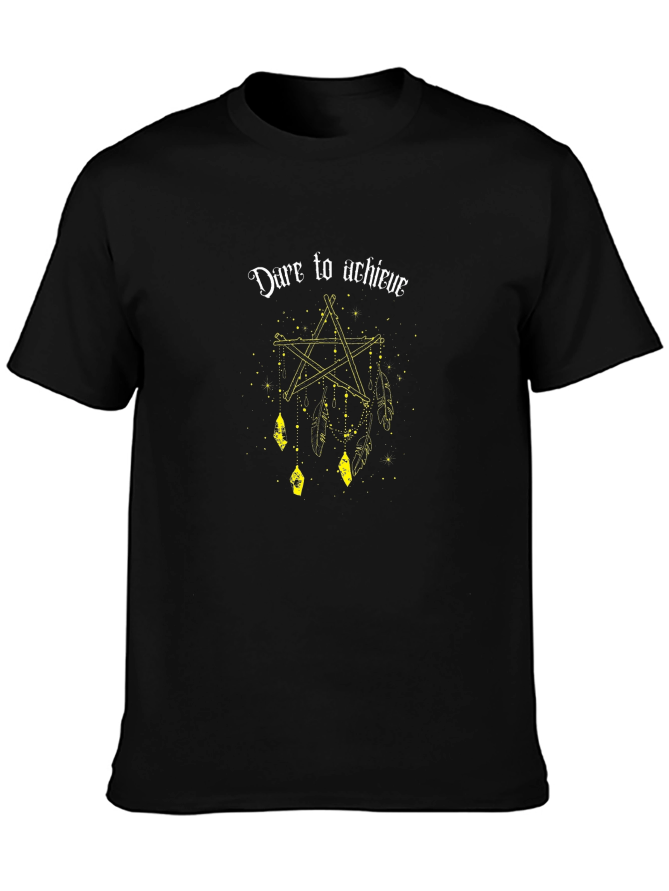 Dare to Achieve Graphic Tee - Black