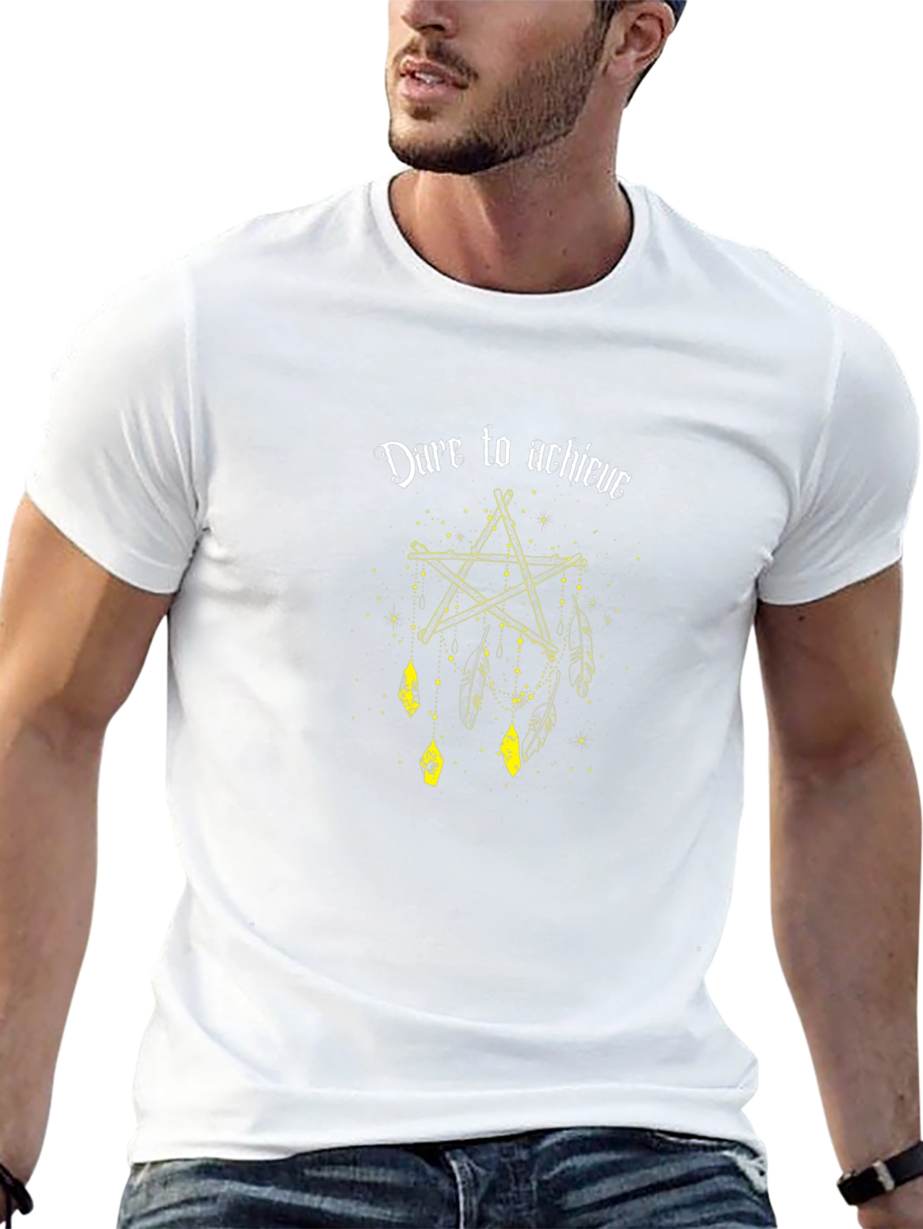 Dare to Achieve Graphic Tee - Black