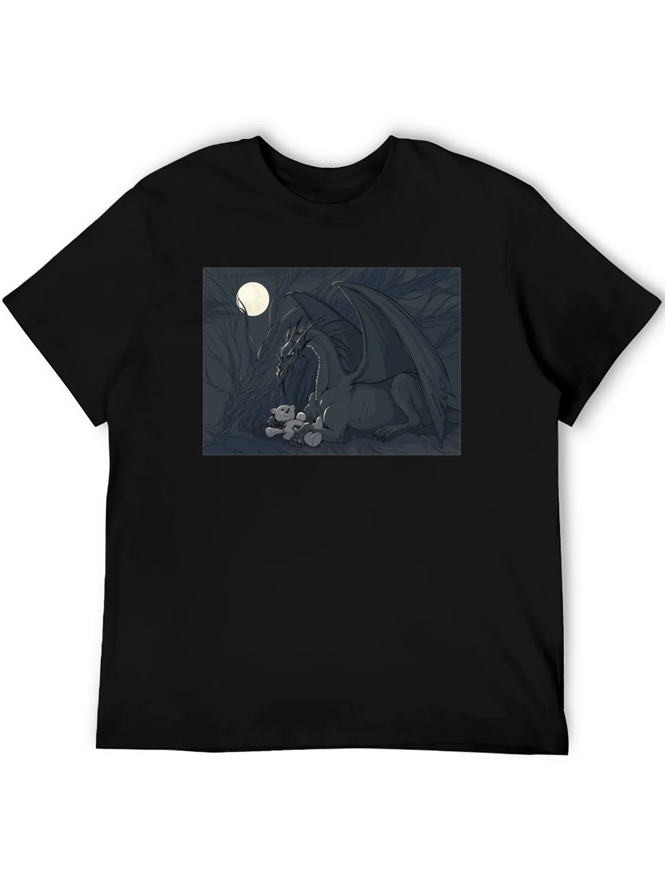 Dragon & Teddy Bear Graphic Tee